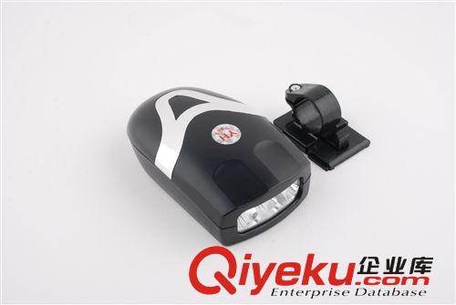 銀浩3LED自行車前燈 照明燈帶燈喇叭 自行車電喇叭//三燈喇叭原始圖片2