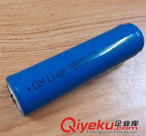 供應(yīng)18650電池 可充電3.7V鋰電池 鋰離子電池，手電筒電池原始圖片2