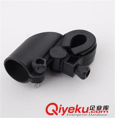 山地車死飛自行車燈夾多功能手電筒夾車把燈架360度旋轉(zhuǎn)