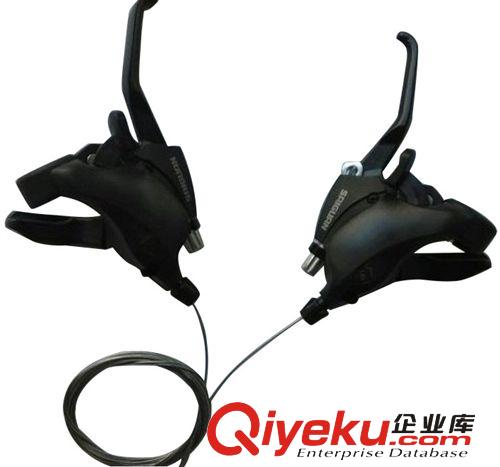 自行車調(diào)速轉(zhuǎn)把 SAIGURN 賽冠 連體指撥 山地車撥把 單車配件