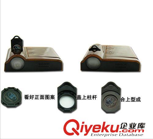 無線無損 免打孔可換菲林高清cree汽車通用迎賓燈 投影燈 鐳射燈原始圖片3