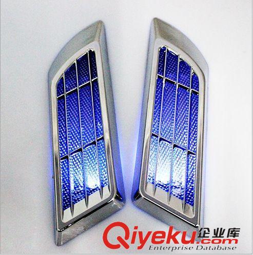 汽車用品太陽能改裝警示燈 仿真通風(fēng)口 裝飾 假風(fēng)口 側(cè)風(fēng)口防撞燈原始圖片2