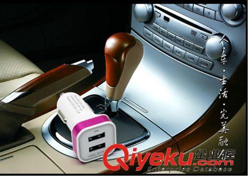 新款英才星YC-1503.1A大功率雙USB超級車載充電器 車用手機充電器原始圖片3