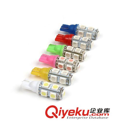 汽車led小燈改裝燈泡 T10 W5W 示寬燈 冰藍改裝汽車閱讀燈 牌照燈