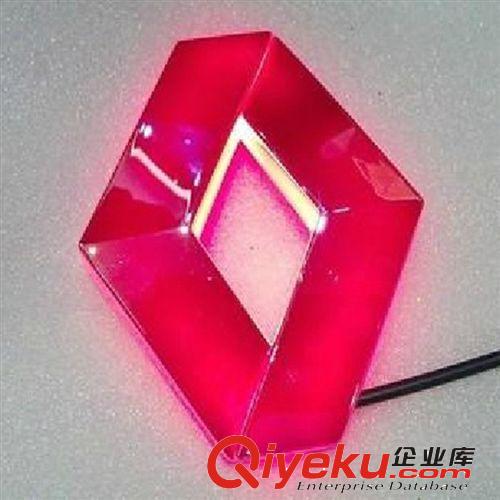 冷光車標(biāo)燈 鐳射燈 4D車標(biāo)燈升級(jí) 雷諾4D立體車標(biāo) 炫彩車標(biāo)燈原始圖片2