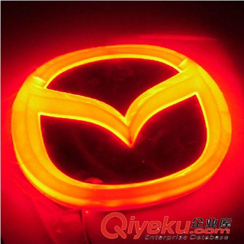 冷光車標(biāo)燈 鐳射燈 4D車標(biāo)燈升級 馬自達4D立體車標(biāo) 炫彩車標(biāo)燈原始圖片2