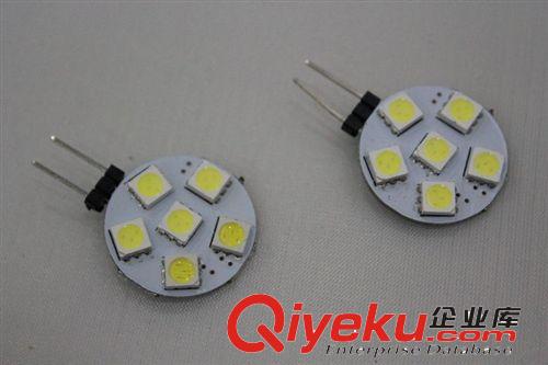 廠家直銷G4燈珠 LED水晶燈燈珠 燈泡 LED節能燈6SMD 1W 360度發光原始圖片2