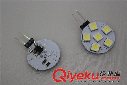 廠家直銷G4燈珠 LED水晶燈燈珠 燈泡 LED節能燈6SMD 1W 360度發光原始圖片3