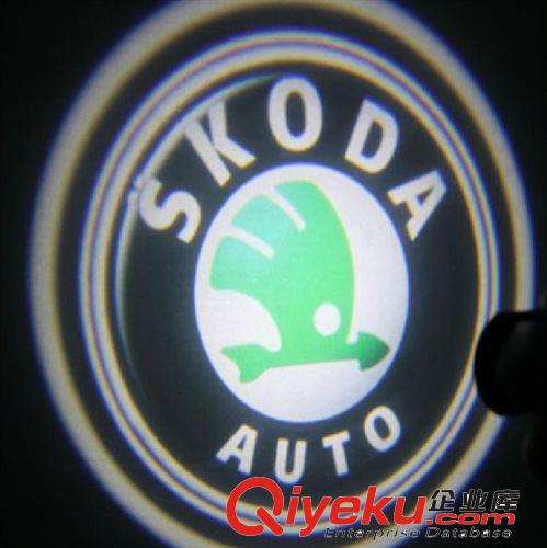 斯柯達明銳 旱銳 晶銳改裝專用 LED 鐳射迎賓燈 車門投影燈原始圖片3