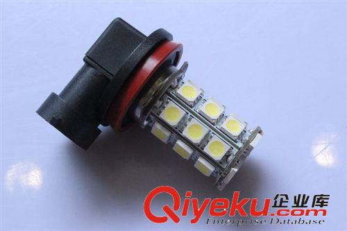 廠家直銷 H11 5050 27燈 改裝汽車裝潢高亮LED前防霧燈泡 霧燈原始圖片2