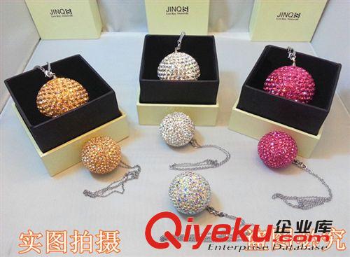 進口捷克水晶汽車掛件 后視鏡掛飾 汽車飾品 保平安符幸運球5CM