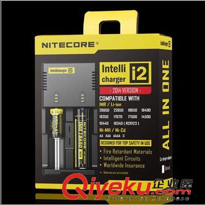 2014{zx1}款 奈特科爾NiteCore i2 I4智能充電器18650充電器
