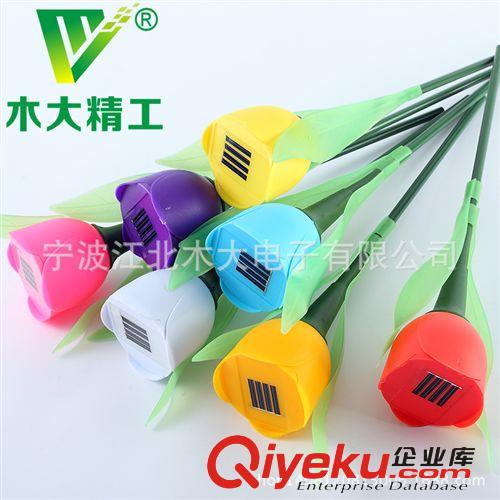 太陽能郁金香燈 led彩燈 節日裝飾燈 草坪燈 庭院燈花燈 太陽能燈