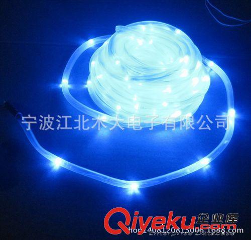 LED節(jié)日彩燈 太陽能管子燈串 庭院花園節(jié)日裝飾燈串 LED七彩光