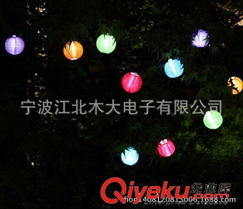 led太陽能燈籠燈串 節(jié)日彩燈晚會燈燈串 節(jié)日裝飾花園LED燈原始圖片2