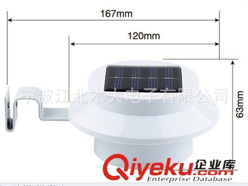 太陽能柱頭燈門柱燈墻頭圍墻燈戶外別墅庭院燈大門燈防水超亮