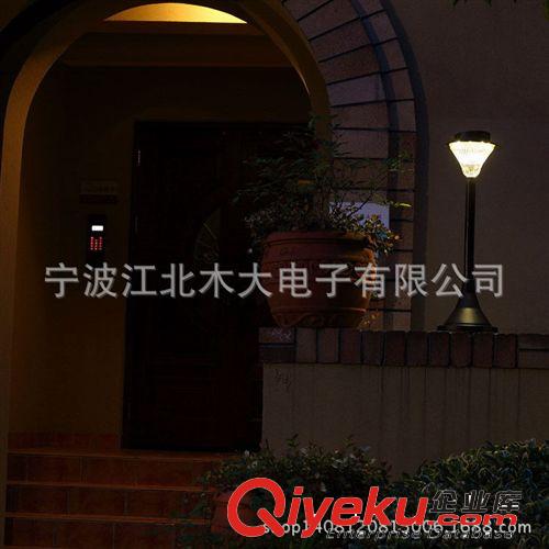 太陽能柱頭燈門柱燈墻頭圍墻燈戶外別墅庭院燈大門燈防水超亮原始圖片2
