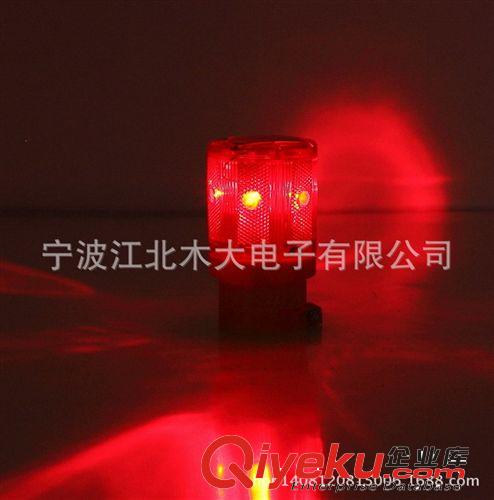 太陽能交通警示燈 塔機專用障礙燈 交通施工路障燈警報燈原始圖片3
