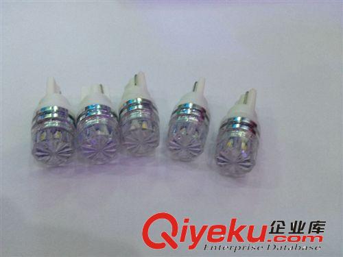 LED汽車燈 大功率T10-1LED3535-1W-10MM菱面透鏡 鉆石蓋 閱讀燈