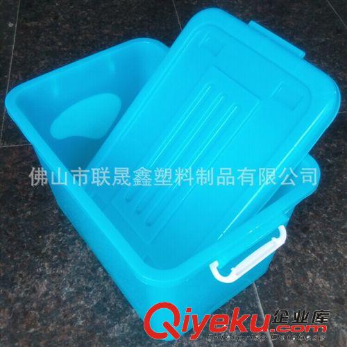 批發收納箱 塑料大號整理箱 滑輪式 手提式儲物箱原始圖片2