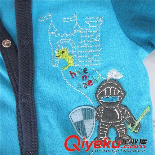 外貿(mào)原單   維他命貼布繡 連腳爬服原始圖片3