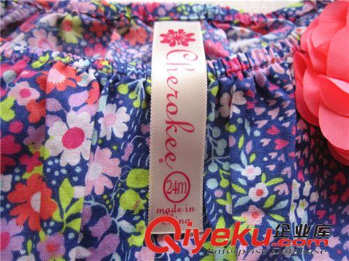 外貿原單 梭織棉碎花拼接款    女童連衣裙原始圖片3