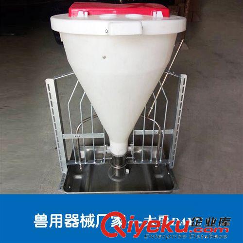 75kg高桶不銹鋼干濕料槽（帶撥料盤） 育肥豬喂料器 DY006