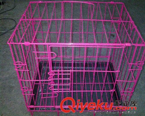 安平縣現貨直銷2.5mm  50*34*40折疊式寵物籠 狗籠原始圖片3