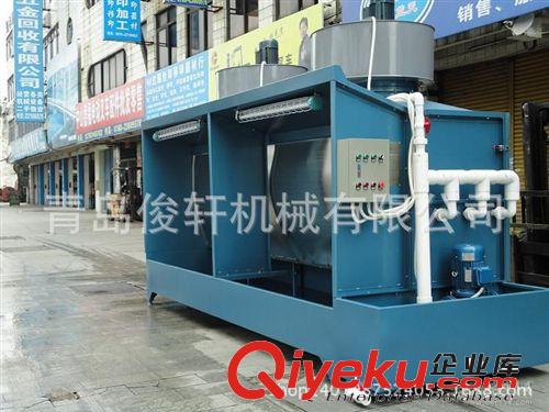 山東省青島市大型噴漆水簾柜噴漆廢氣處理水濂柜