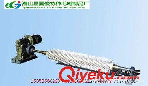 廠家供應礦山機械設備皮帶輸送機清掃器 電動滾刷清掃器原始圖片2