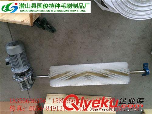 供應礦山機械設備皮帶輸送機 礦業輸送設備滾刷清掃器 支架 滾筒原始圖片2