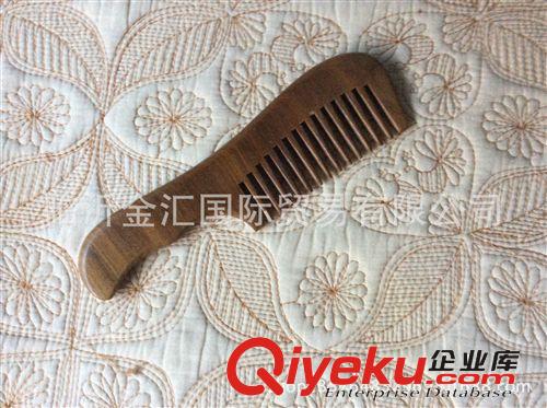 廠家批發(fā)供應(yīng) 綠檀木梳子 正品玉檀香木梳 護發(fā)美發(fā)梳子 可混批原始圖片3