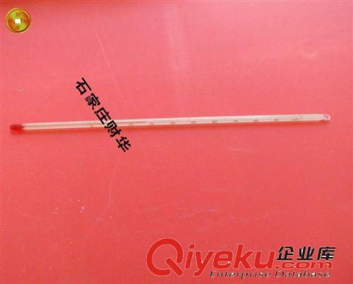酒精溫度計 紅水溫度計玻璃溫度計 30cm 化學實驗器材 玻璃儀器原始圖片2