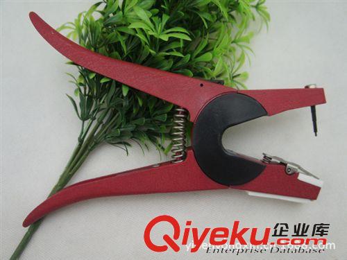 上海老紅旗牌/豬牛羊用紅色耳標(biāo)鉗/動物耳標(biāo)鉗子/買一送二原始圖片2