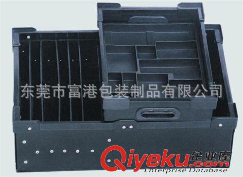 中空板/瓦楞板 系列 廠家直銷福建包裝印刷塑料PP骨架箱，新料5mm藍色塑料中空板箱