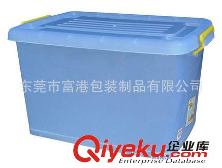 收納箱/整理箱 系列 透明加厚大號收納箱PP塑料白色整理箱衣物百納箱有蓋大儲物箱原始圖片2