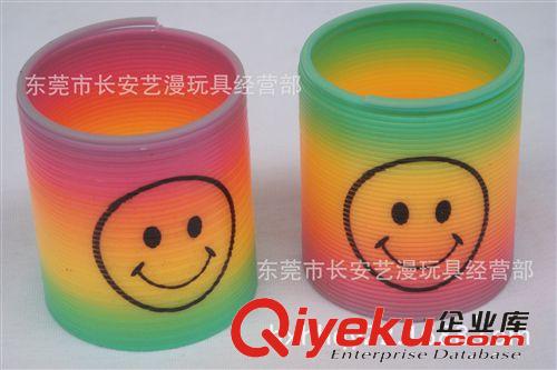 小玩具 1元-2元店 澄海廠家廠價玩具直銷！ 笑臉彩虹圈原始圖片3