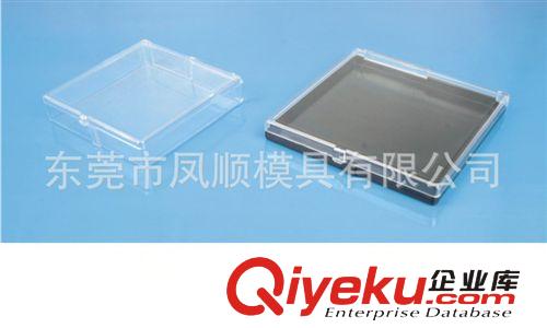 透明盒包裝盒模具及產(chǎn)品 模具廠分格塑料盒子模具 多層飾品收納盒模具 透明珠寶盒注塑模具