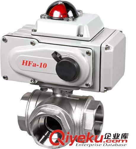 電動(dòng)球閥 品牌：鴻閥電動(dòng)三片式球閥、型號(hào)Q911F-16