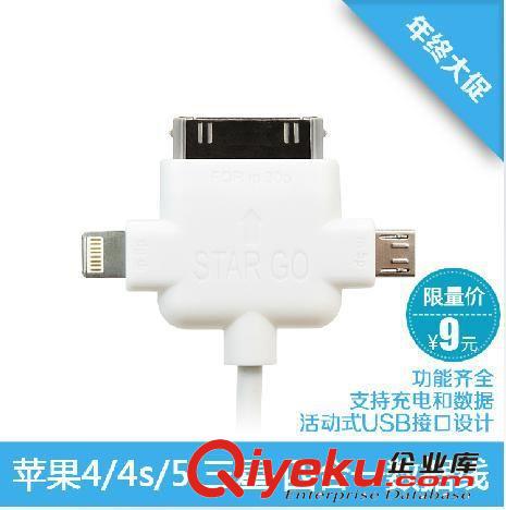 蘋果產(chǎn)品配件 ipad 4讀卡器ipad5 air mini2 五合一SD相機USB讀卡器支持IOS7