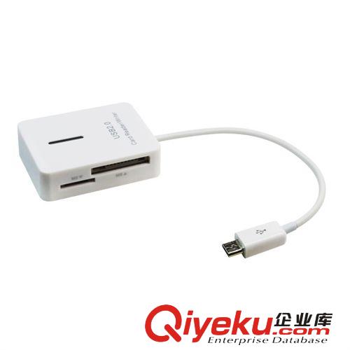 三星產品配件 三星S3 S4 小米2S OTG讀卡器 讀取SD TF M2 MS卡 USB2.0讀卡器原始圖片3