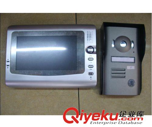 安防監(jiān)控 CD-992D 單戶六線7寸液晶一對一彩色可視對講門鈴 批發(fā)原始圖片2