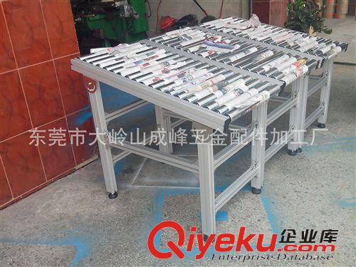 輸送機 東莞廠家專業(yè)生產(chǎn)無動力滾筒輸送機，鏈輪滾筒輸送機，皮帶輸送機原始圖片3