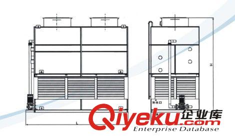 閉式冷卻塔 閉式冷卻塔廠家直銷東北地區(qū)閉式冷卻塔-菱科冷卻塔