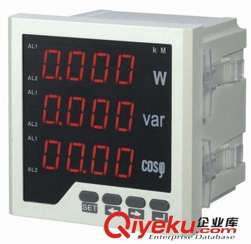數(shù)字電表 工廠供應72*72型多功能數(shù)顯儀表 數(shù)字電流表原始圖片3