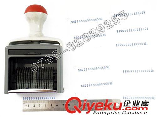 臺灣新力Shiny 16位紙箱打碼印章 號碼印章 新力E-9416重型數(shù)字回墨印 tj包郵原始圖片3
