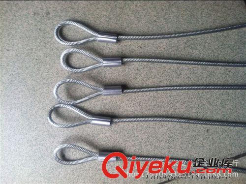 不銹鋼鋼絲繩 包膠不銹鋼鋼絲繩加工 鋁套沖壓加工 鋼絲繩鎖具加工定制原始圖片2