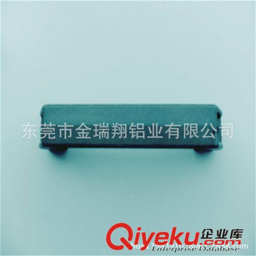 裝飾件類 供應(yīng)鋁型材配件 DHA增強(qiáng)尼龍拉手 孔距120度塑膠黑色拉手原始圖片2