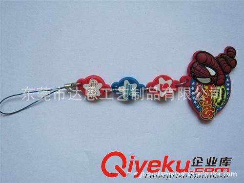 手機(jī)配件/Phone accessory 廠家直銷pvc微量射出吊飾、pvc軟膠手機(jī)吊飾、圣誕來電閃手機(jī)吊飾原始圖片3
