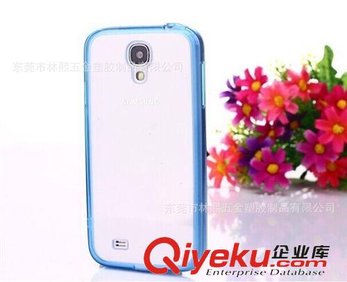 Samsung samsung GALAXY S4 I9500 TPU+PC雙色帶掛繩孔 防塵塞手機套